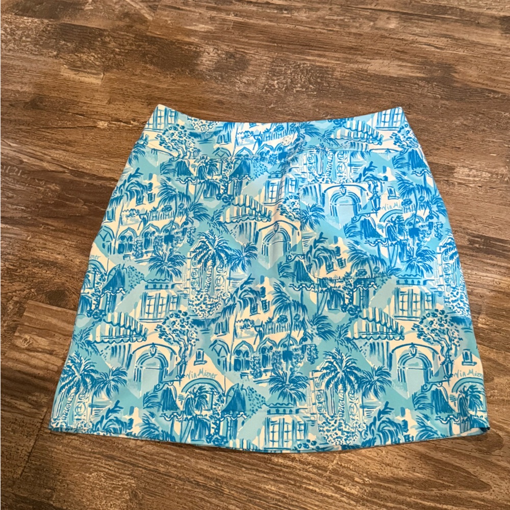 Lilly Pulitzer Luxletic Light Blue Skirt